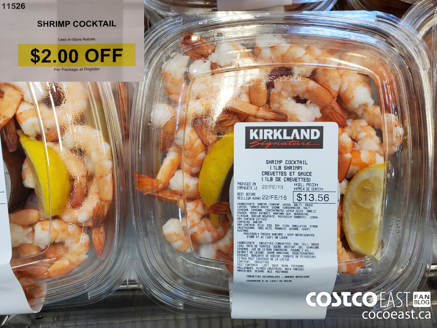 11526 SHRIMP COCKTAIL ($2.00 INSTANT SAVINGS)