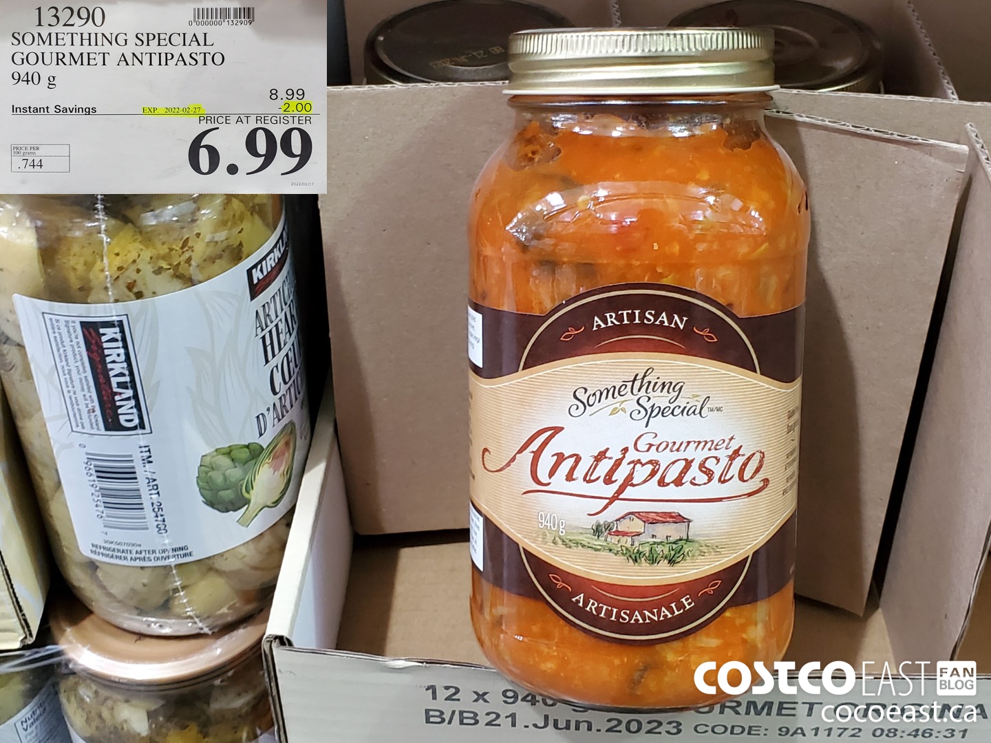 13290 SOMETHING SPECIAL GOURMET ANTIPASTO 940 G ($2.00 INSTANT SAVINGS EXPIRES ON 2022-02-27) $6.99