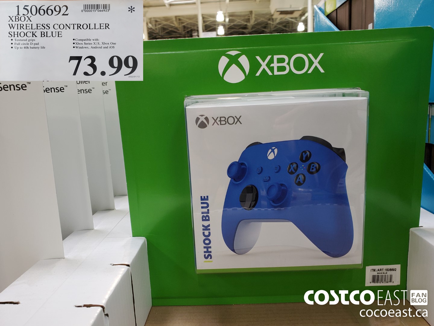 1506692 XBOX WIRELESS CONTROLLER SHOCK BLUE $73.99