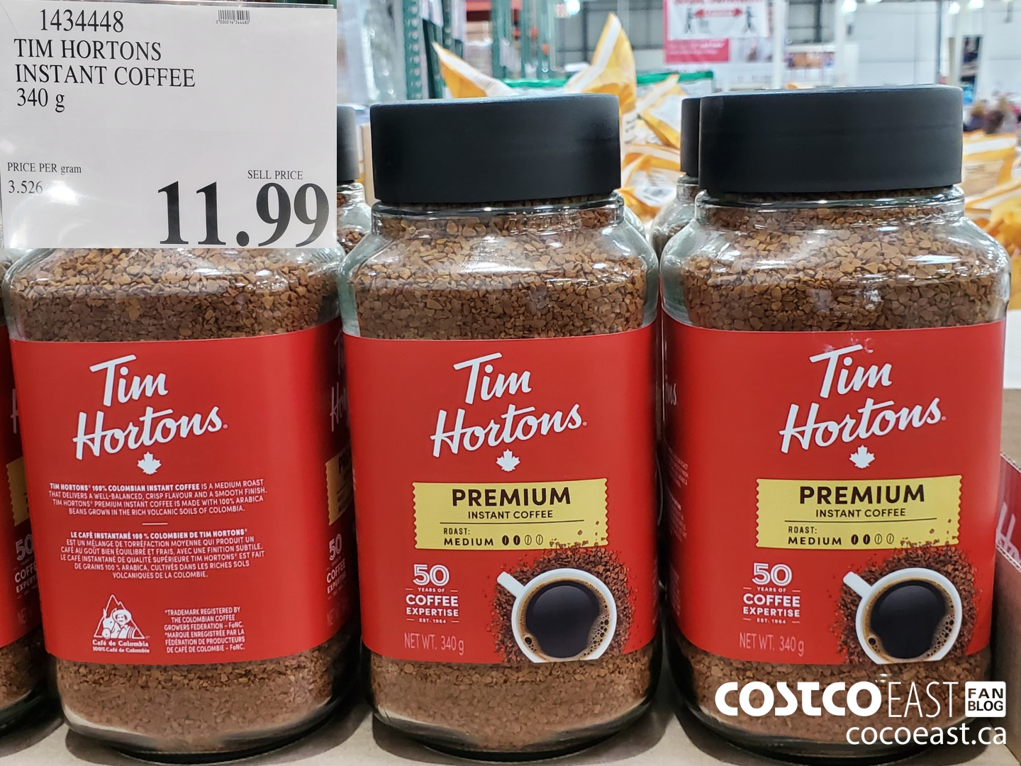 Tim Hortons Premium Instant Coffee, 340 g