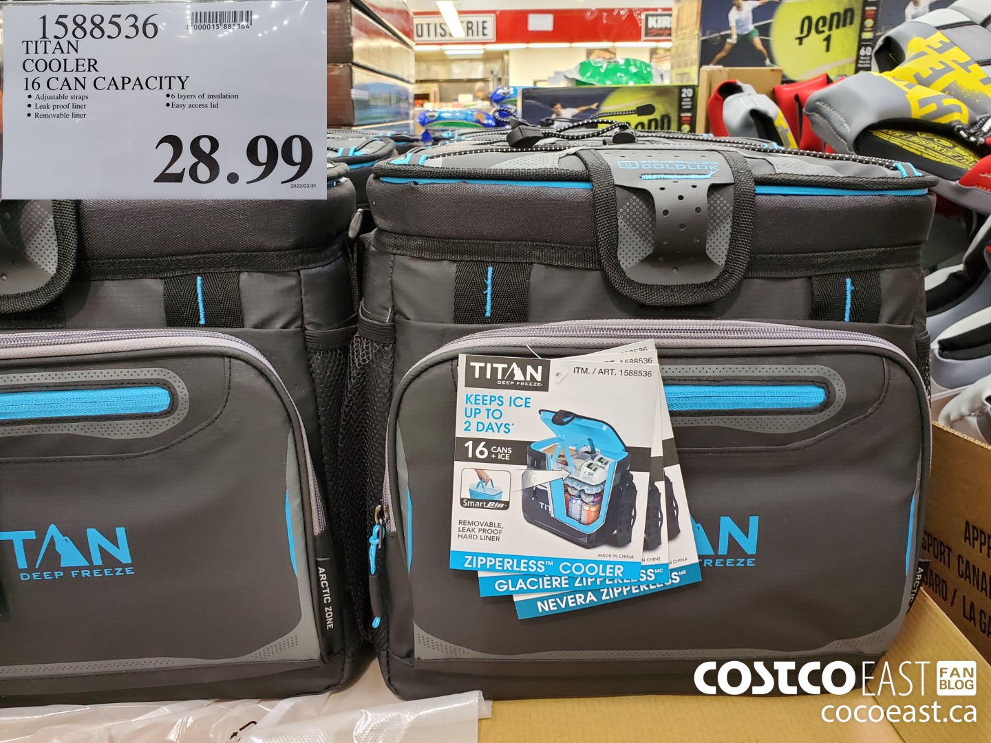 Titan 16 best sale can cooler costco