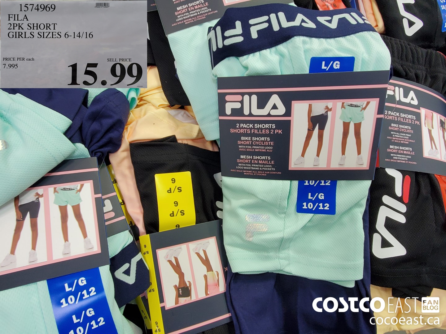 Fila shop shorts costco