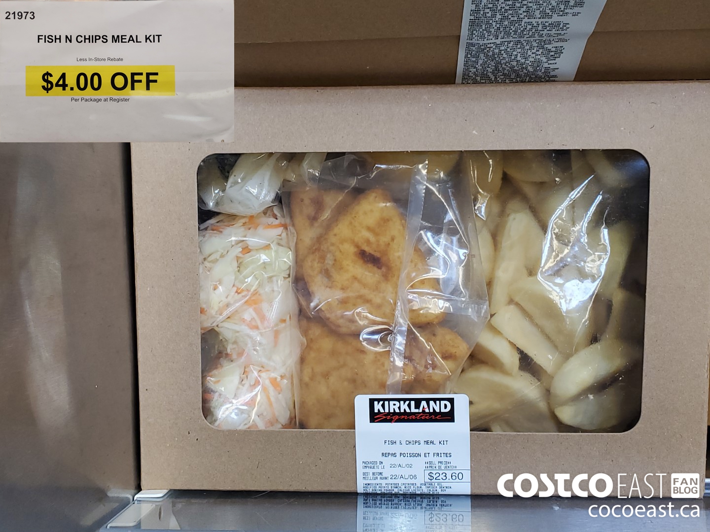 21973 FISH N CHIPS MEAL KIT ($4.00 INSTANT SAVINGS)