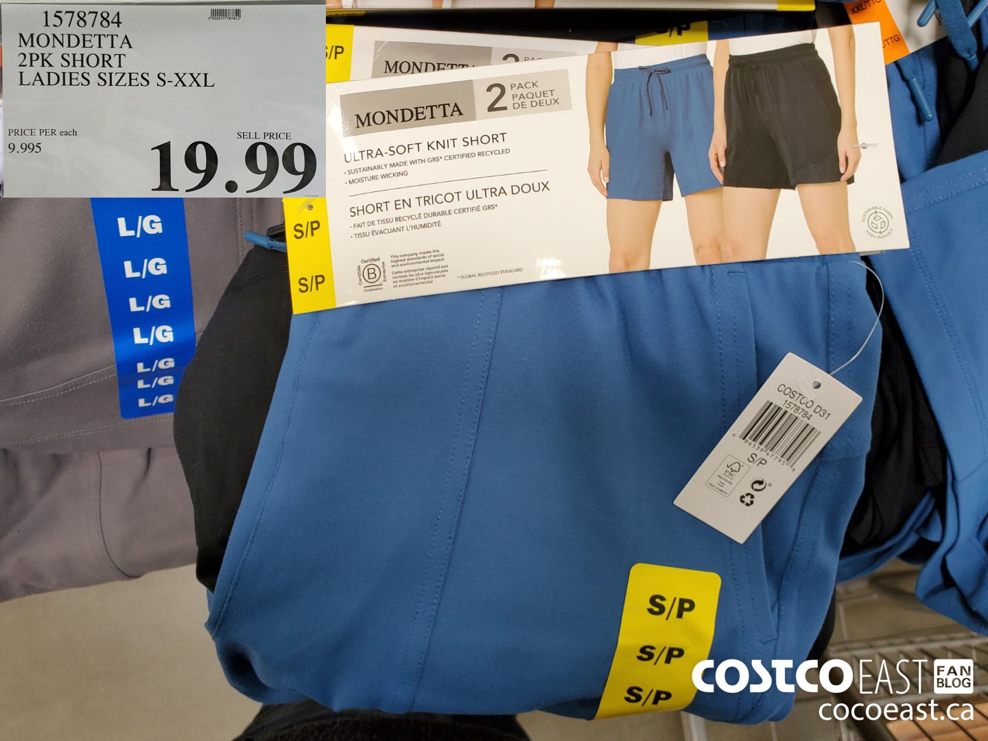 1805051 MONDETTA T SHIRT 2PK LADIES SIZES XS XXL 2022 0522 4 00 INSTANT  SAVINGS 12 99 - Costco East Fan Blog