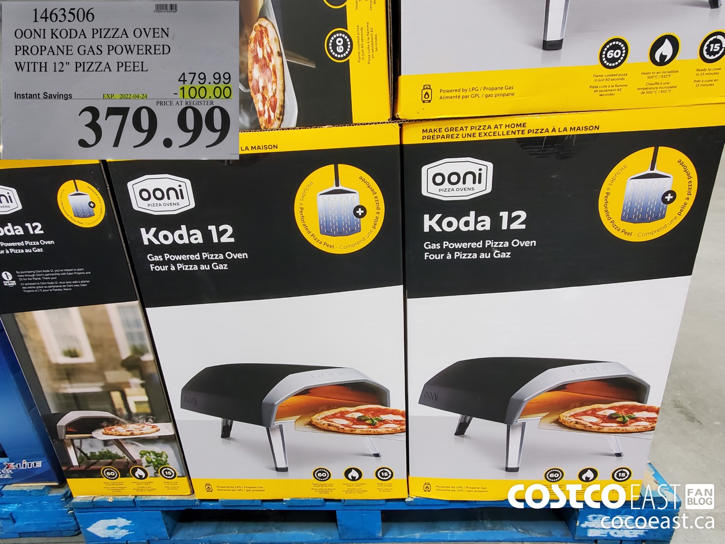 1463506 OONI KODA PIZZA OVEN PROPANE GAS POWERED WITH 12