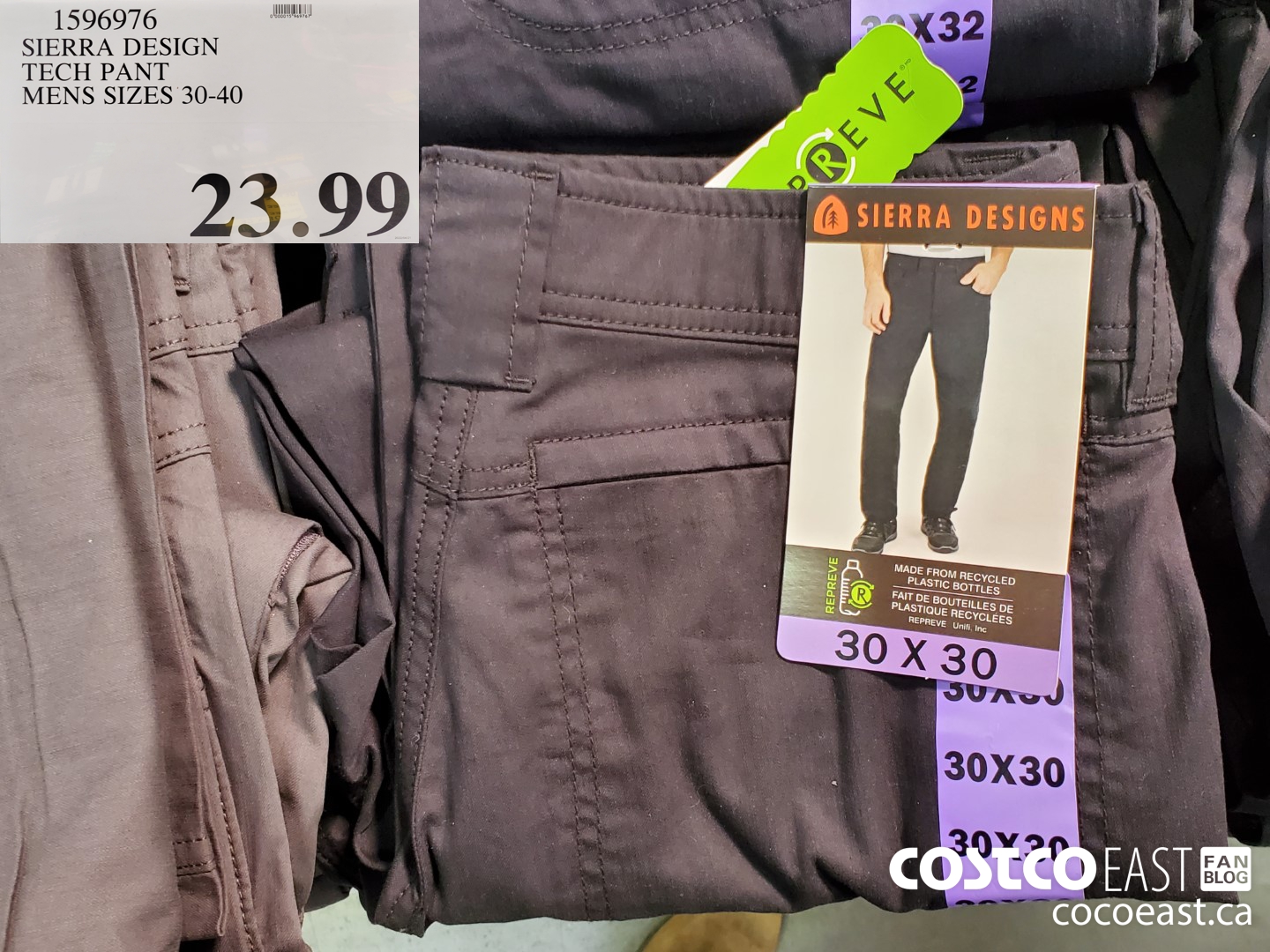 1596976 SIERRA DESIGN TECH PANT MENS SIZES 30 34 6 00 INSTANT SAVINGS  EXPIRES ON 2022 08 07 17 99 - Costco East Fan Blog