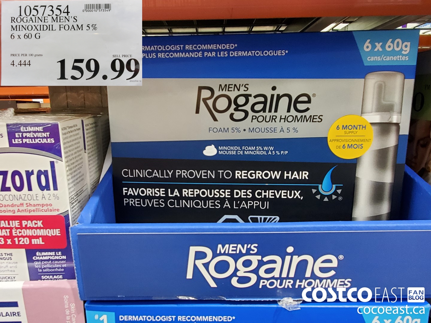 rogaine femme costco