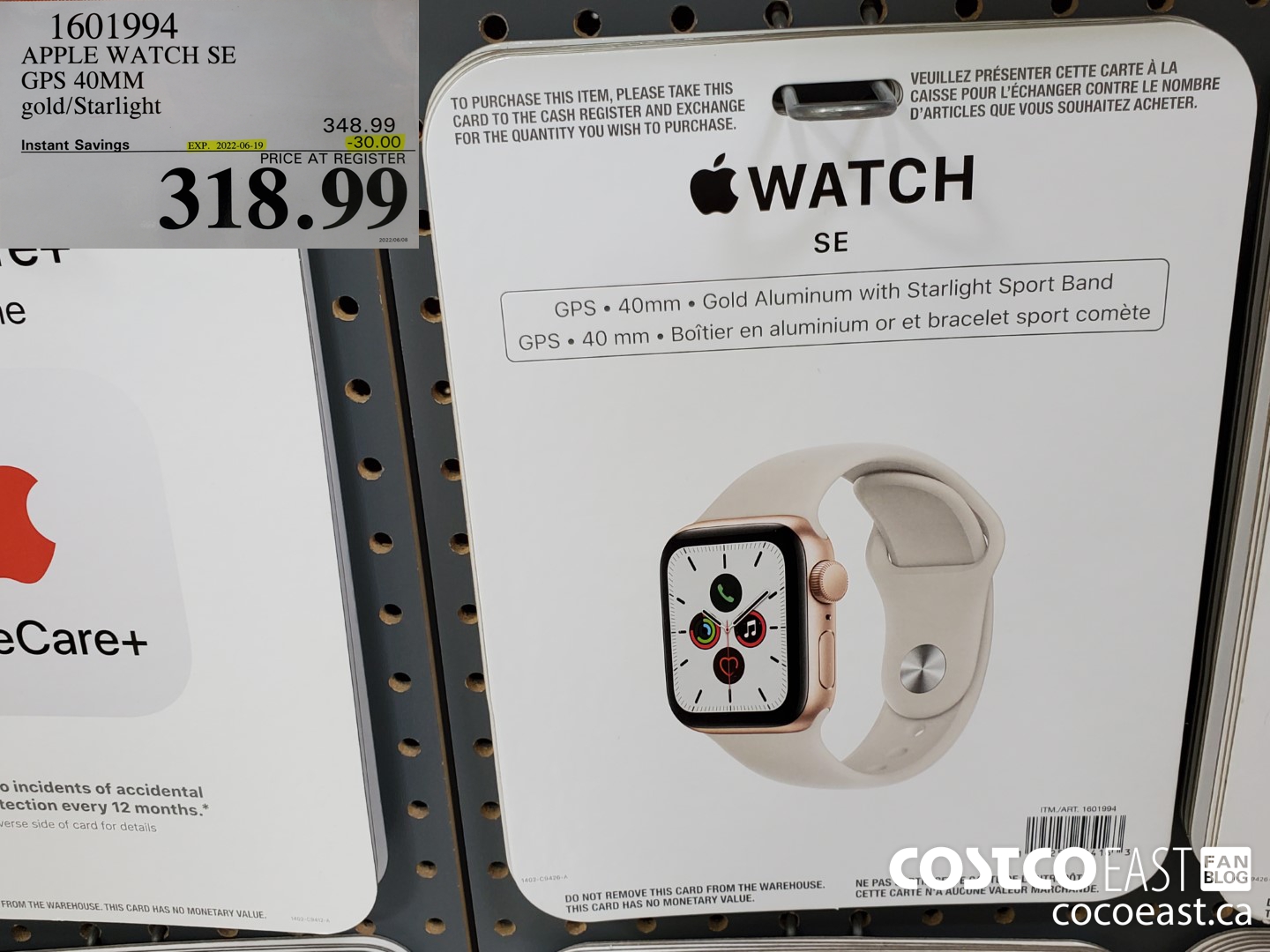 Acheter Apple Watch SE GPS - Boîtier 40 mm en aluminium minuit - Bracelet  sport comète (M/G) - Apple (CA)