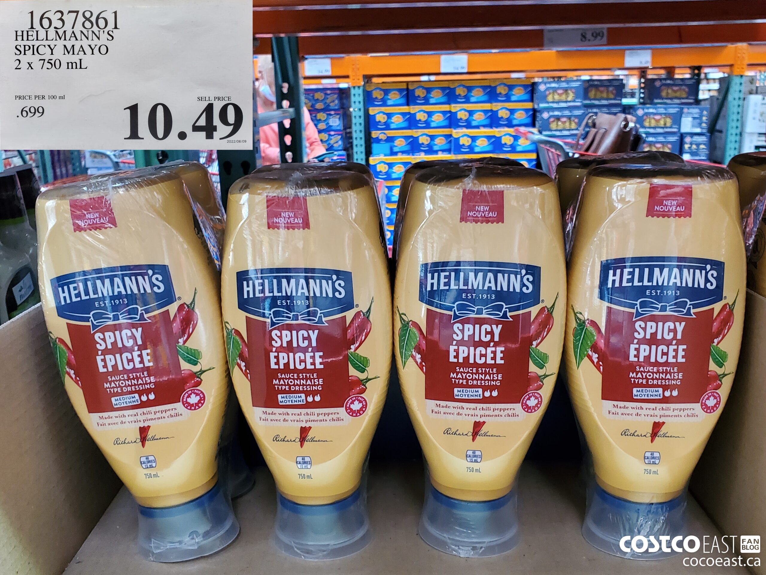 1637861 HELLMANN'S SPICY MAYO 2x 750 mL $10.49
