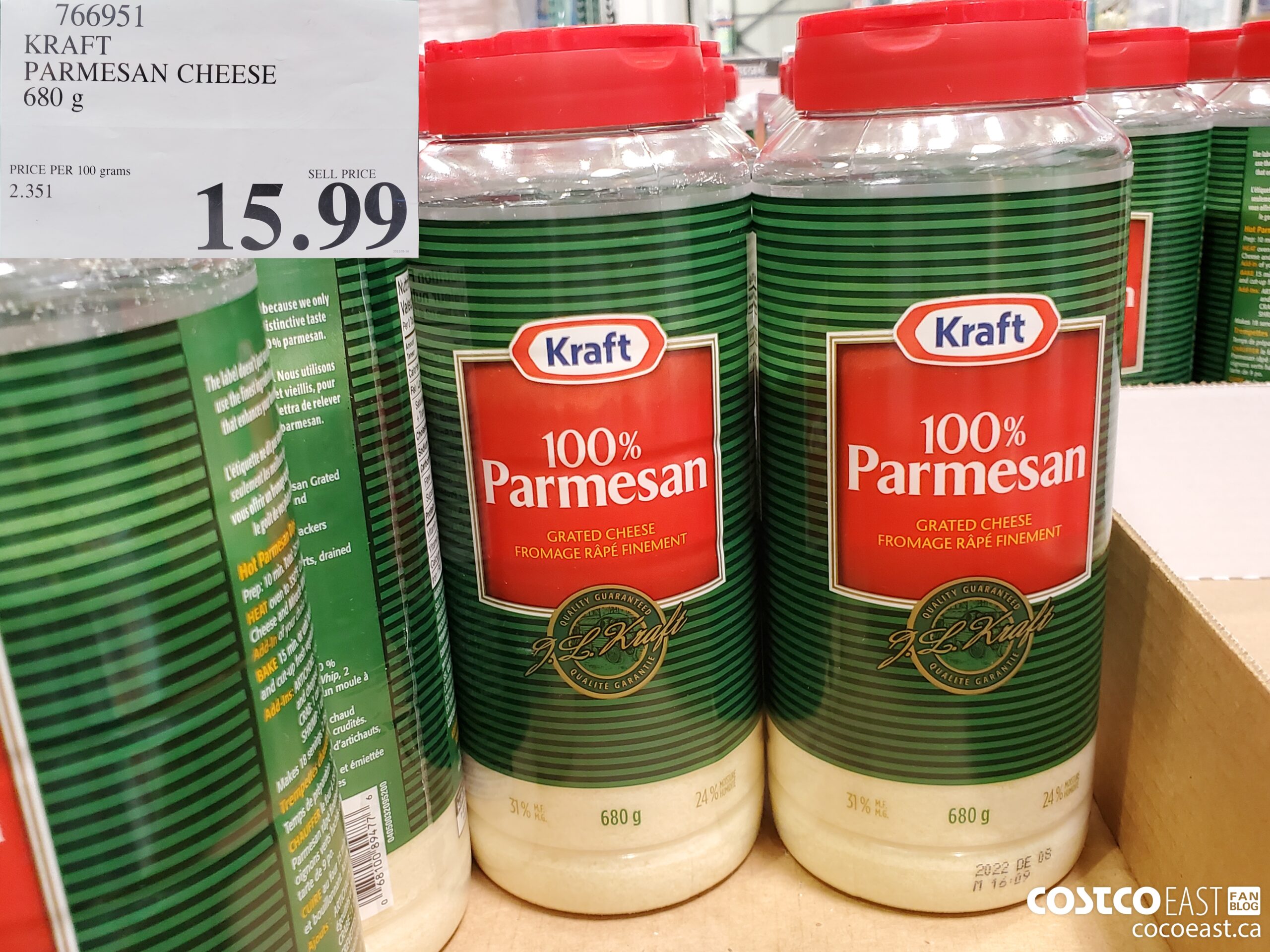 766951 KRAFT FROMAGE RAPE 680 G $15.99