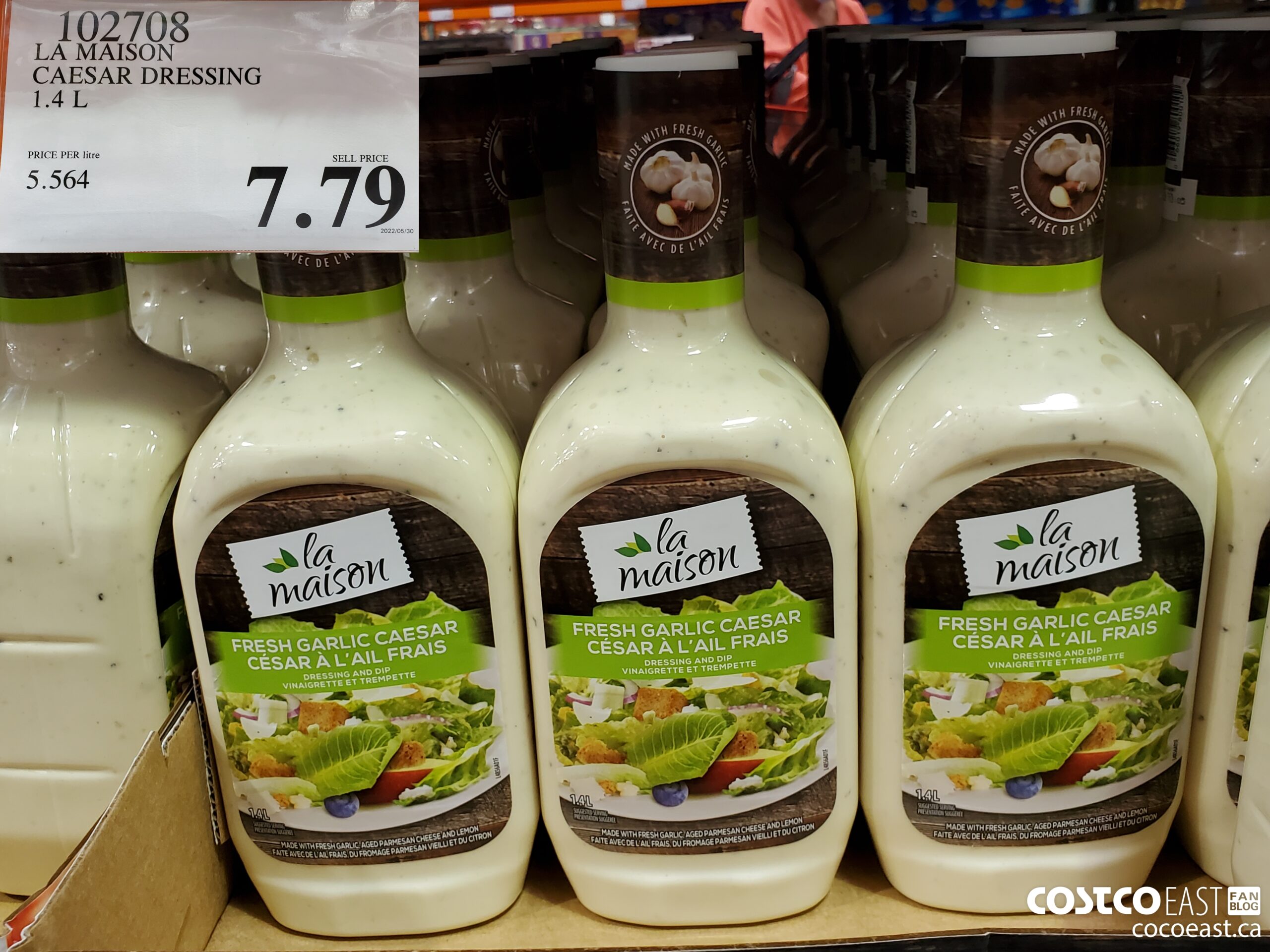 102708 LA MAISON CAESAR DRESSING 1.4L $7.79