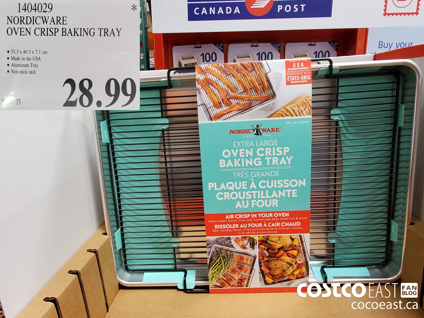 1404029 NORDICWARE OVEN CRISP BAKING TRAY 27 99 - Costco East Fan Blog