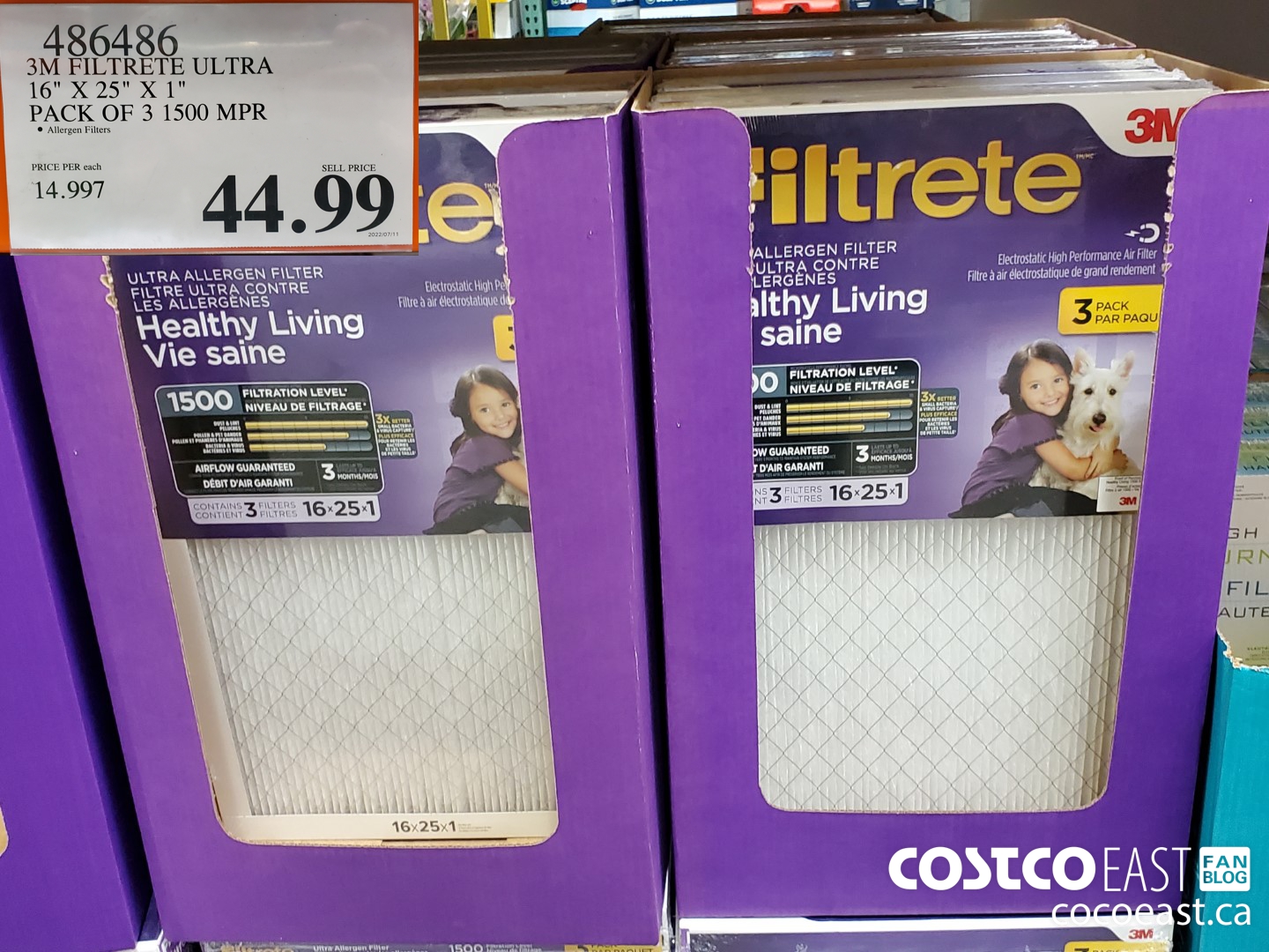 486486 3M FILTRETE ULTRA 16