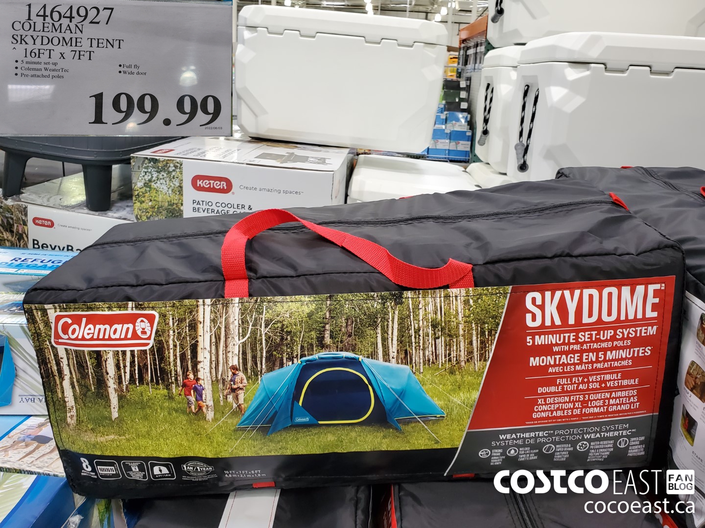 Costco] Coleman Skydome tent and One Peak 13x13 shelter on sale $159 (reg  &199) - RedFlagDeals.com Forums