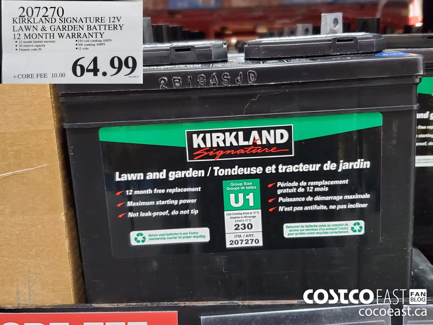 costco battery warranty policy