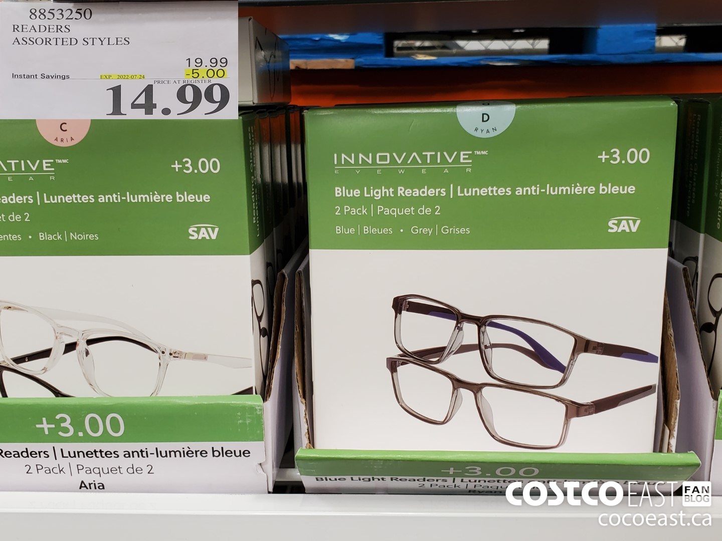 Lunette anti discount lumière bleue costco