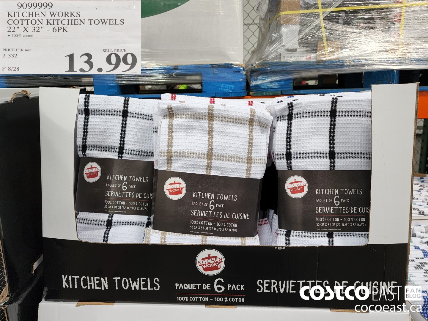 Costco Weekend Sales Aug 19th 21st 2022 Ontario Quebec Atlantic   COTTON KITCHEN TOWELS 22 X 32  6PK 20220819 59469 