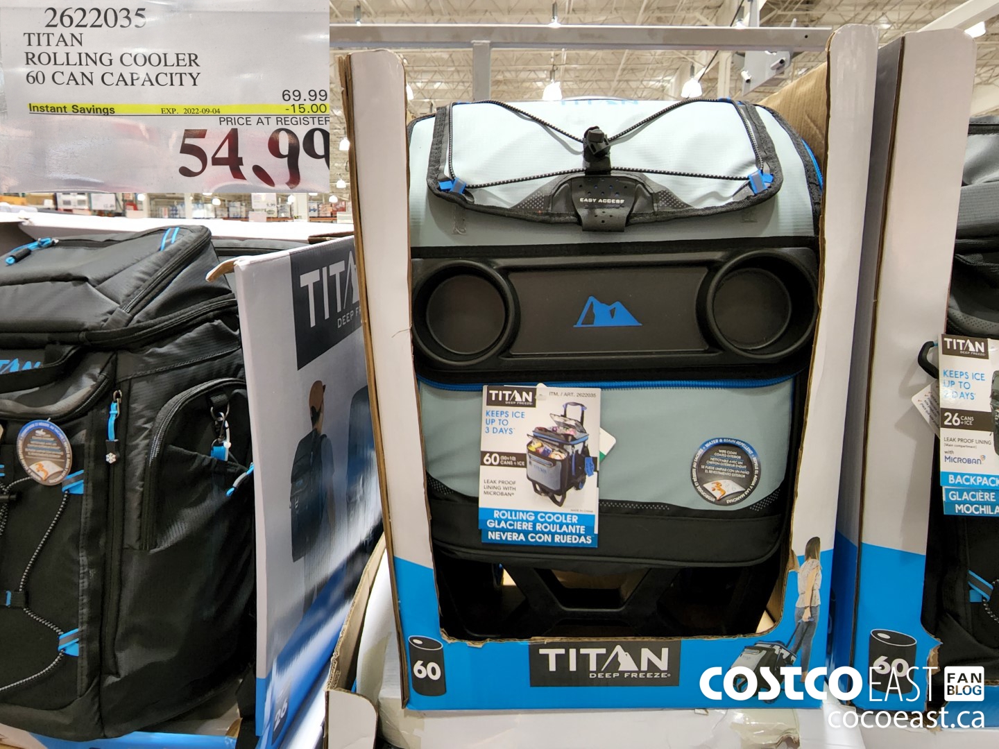 Titan rolling 2024 cooler costco