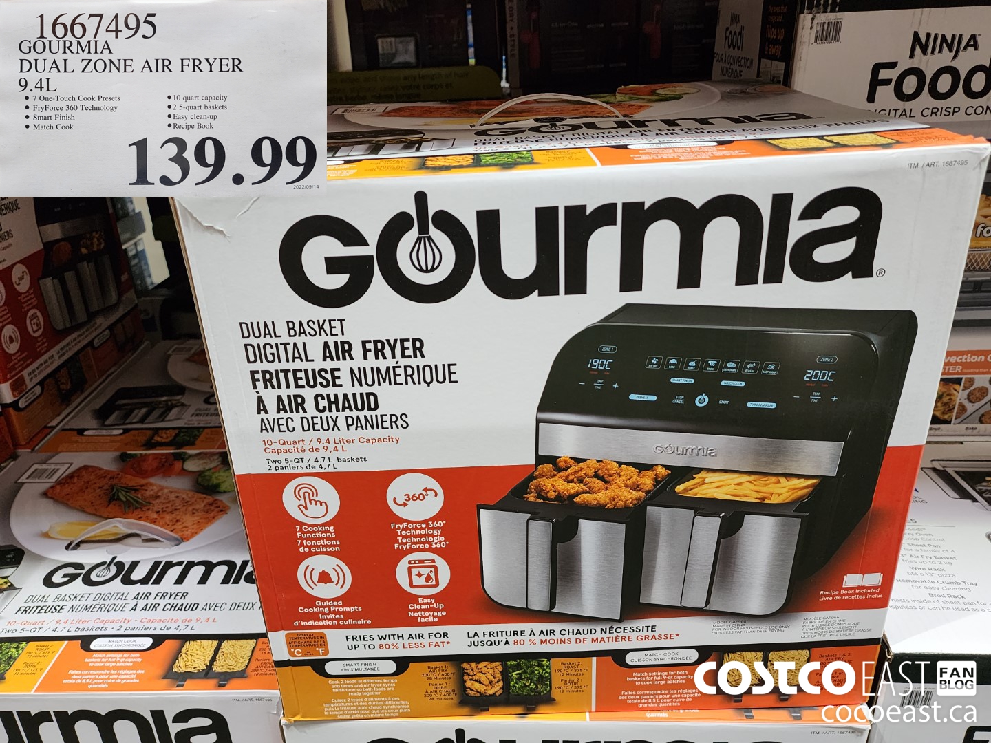 Costco] Ontario: Gourmia 7 Quart Digital Air Fryer $59.99 (In