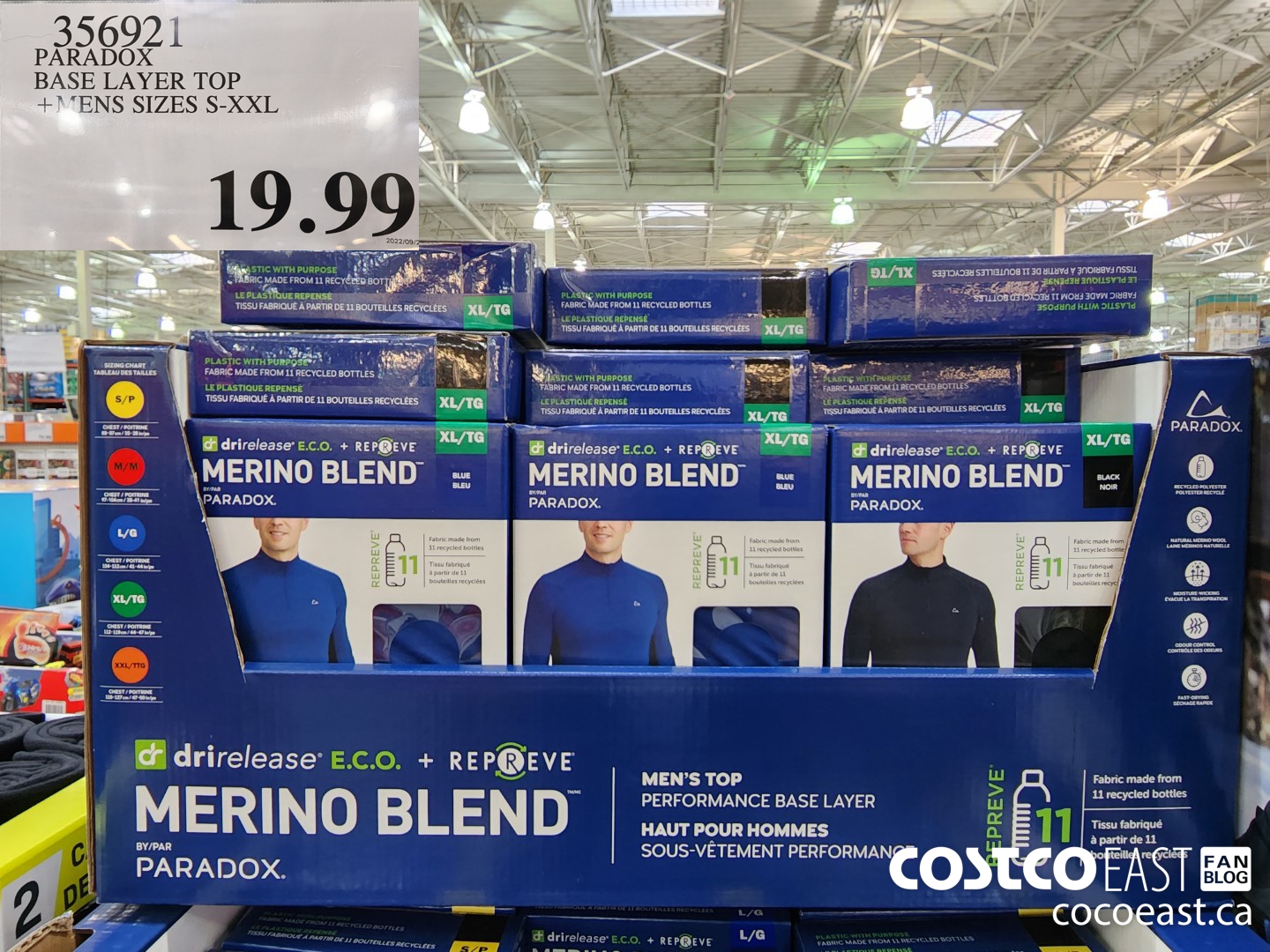 356921 PARADOX BASE LAYER TOP MENS SIZES S-XL $19.99
