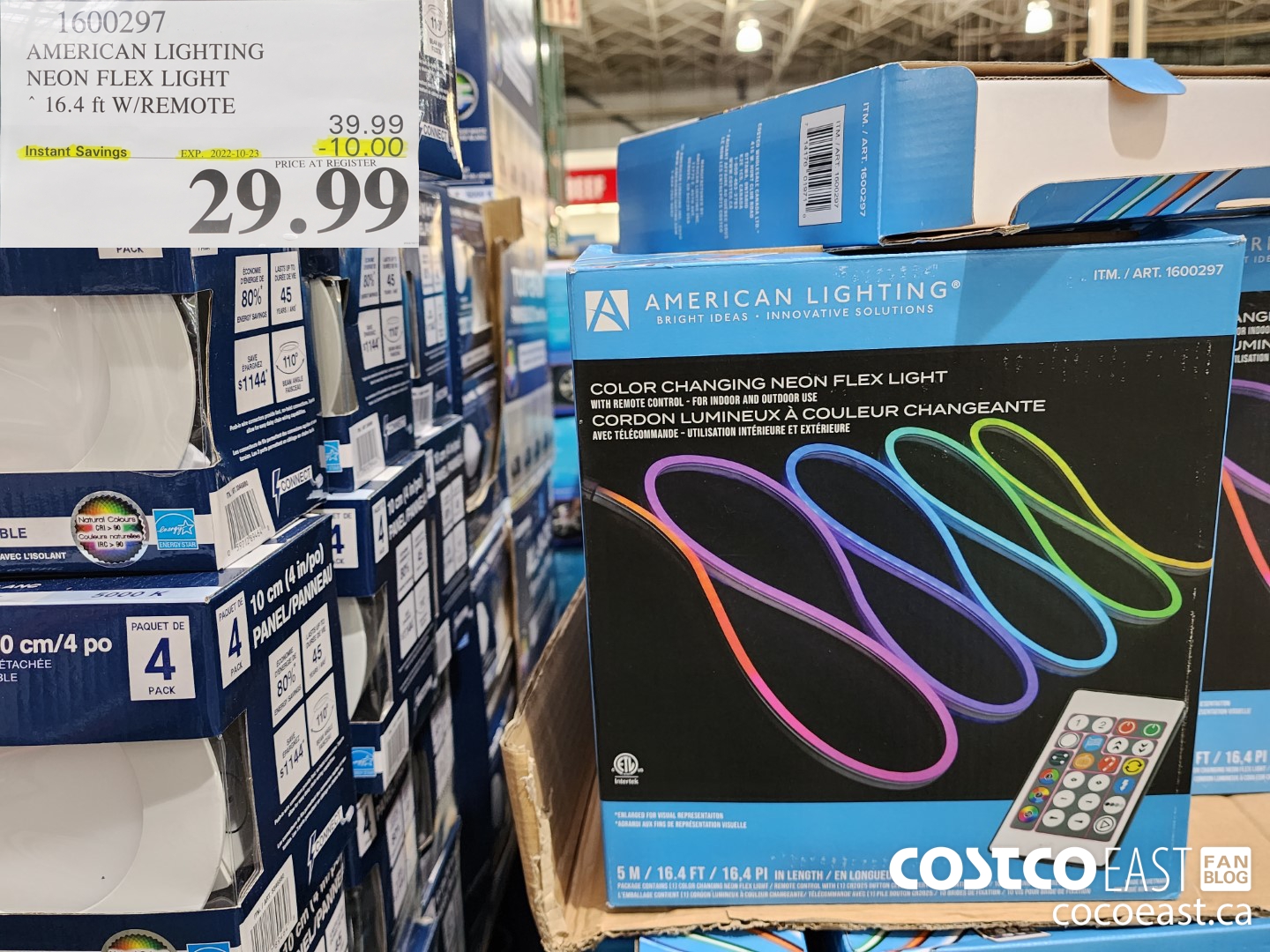 1600297 AMERICAN LIGHTING NEON FLEX LIGHT 16.4 ft W/REMOTE  ($10.00 INSTANT SAVINGS EXPIRES ON 2022-10-23) $29.99