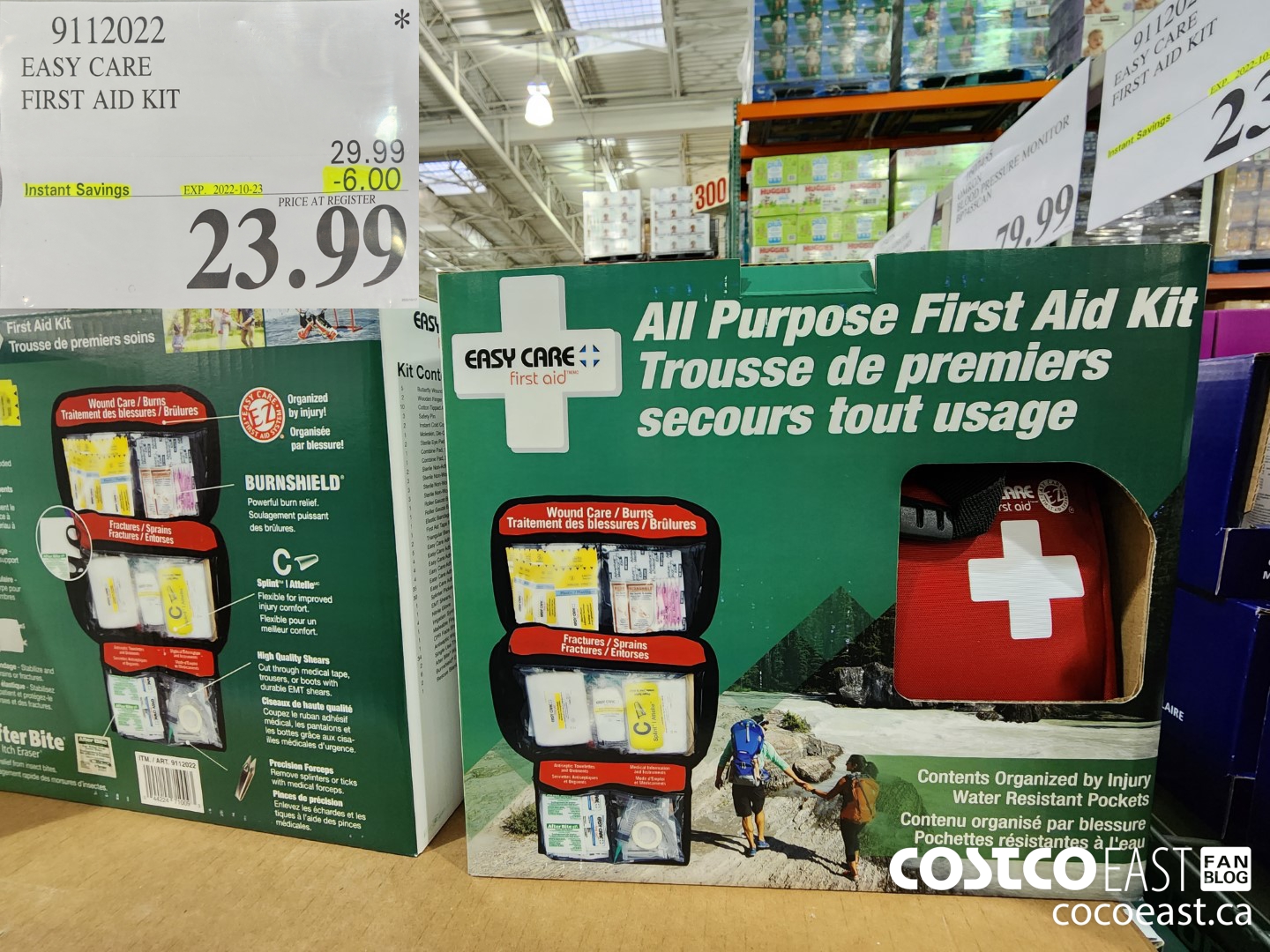 9112022 EASY CARE FIRST AID KIT ($6.00 INSTANT SAVINGS EXPIRES ON 2022-10-23) $23.99