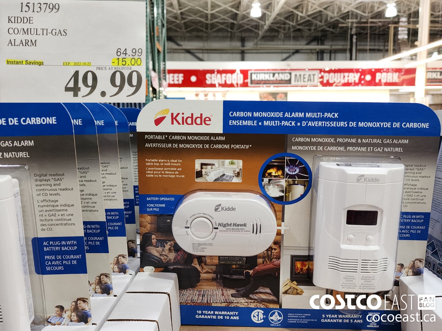 1513799 KIDDE CO/MULTI-GAS ALARM ($15.00 INSTANT SAVINGS EXPIRES ON 2022-10-23) $49.99