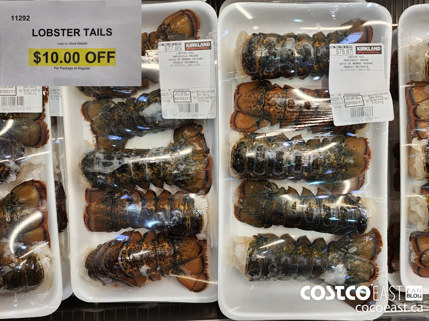 Coastal Seafood Frozen Lobster Tails 12 Count (6 Costco, 50% OFF