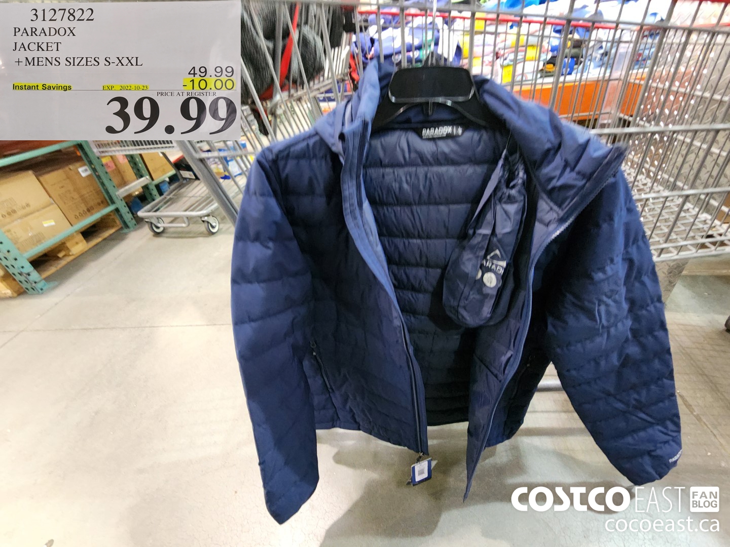 3127822 PARADOX JACKET +MENS SIZES S-XXL ($10.00 INSTANT SAVINGS EXPIRES ON 2022-10-23) $39.99