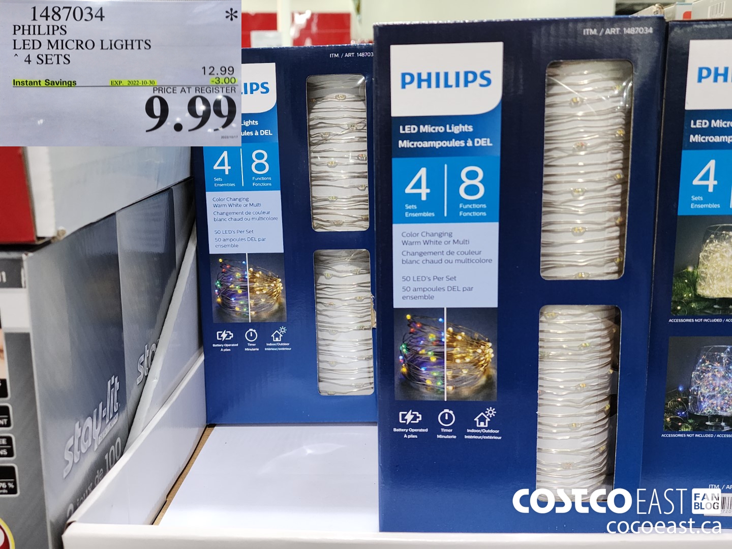 1487034 PHILIPS LED MICRO LIGHTS 4 SETS ($3.00 INSTANT SAVINGS EXPIRES ON 2022-10-30) $9.99