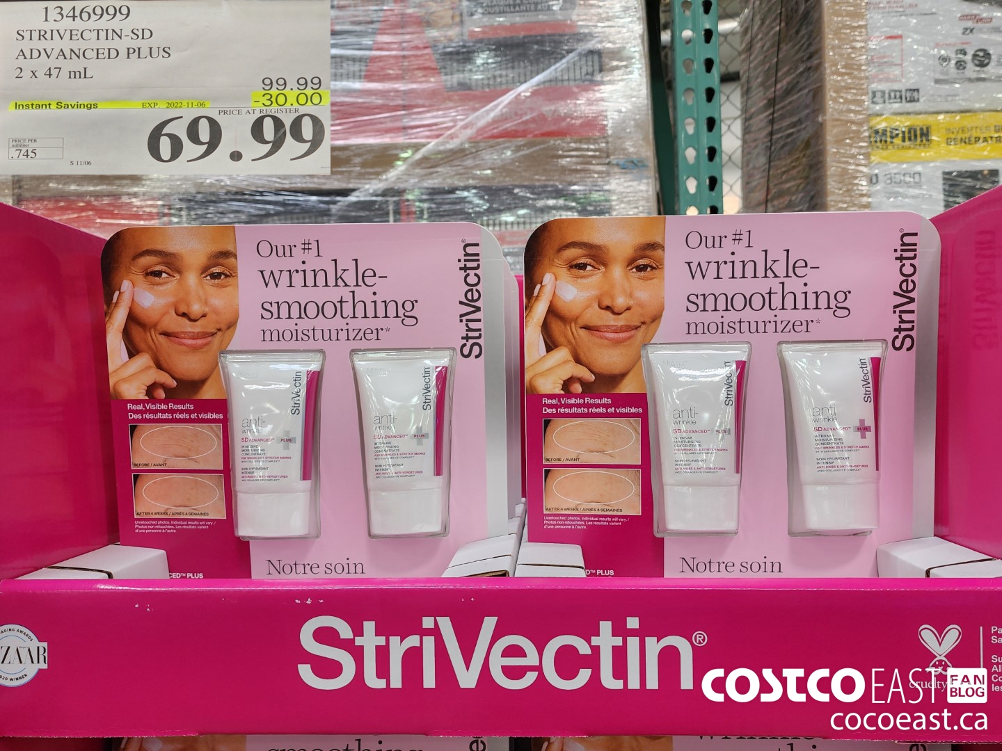 1346999 STRIVECTIN-SD ADVANCED PLUS 2 X 47ML ($30.00 INSTANT SAVINGS EXPIRES ON 2022-11-06) $69.99