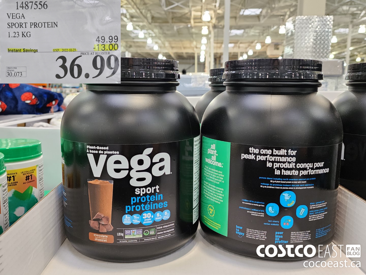 1487556 VEGA SPORT PROTEIN 1.23 KG ($13.00 INSTANT SAVINGS EXPIRES ON 2022-10-23) $36.99