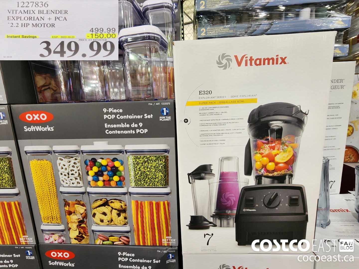 12273836 VITAMIX BLENDER EXPLORIAN + PCA 2.2 HP MOTOR ($150.00 INSTANT SAVINGS EXPIRES ON 2022-10-23) $349.99