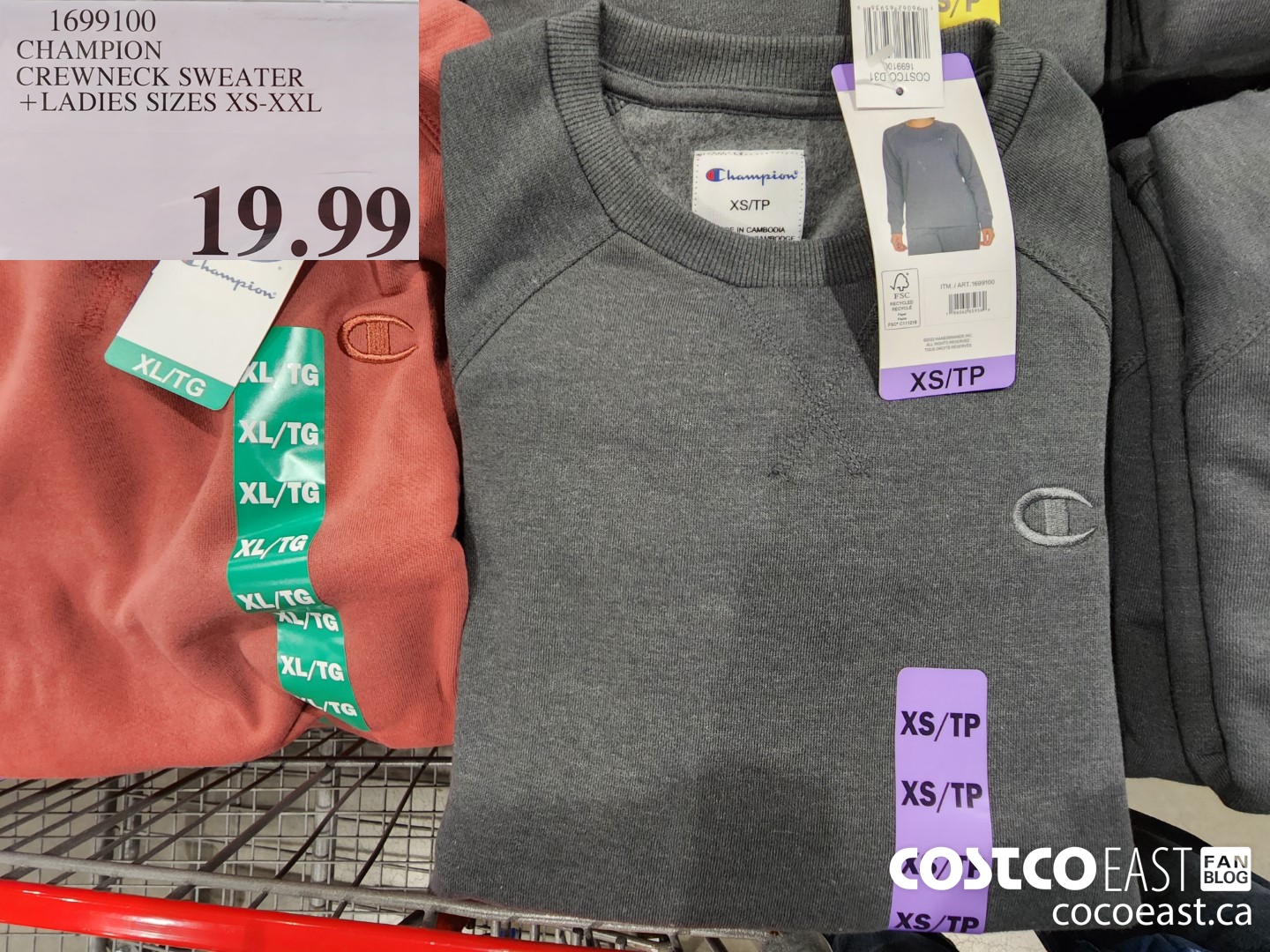 Champion sweater costco clearance femme