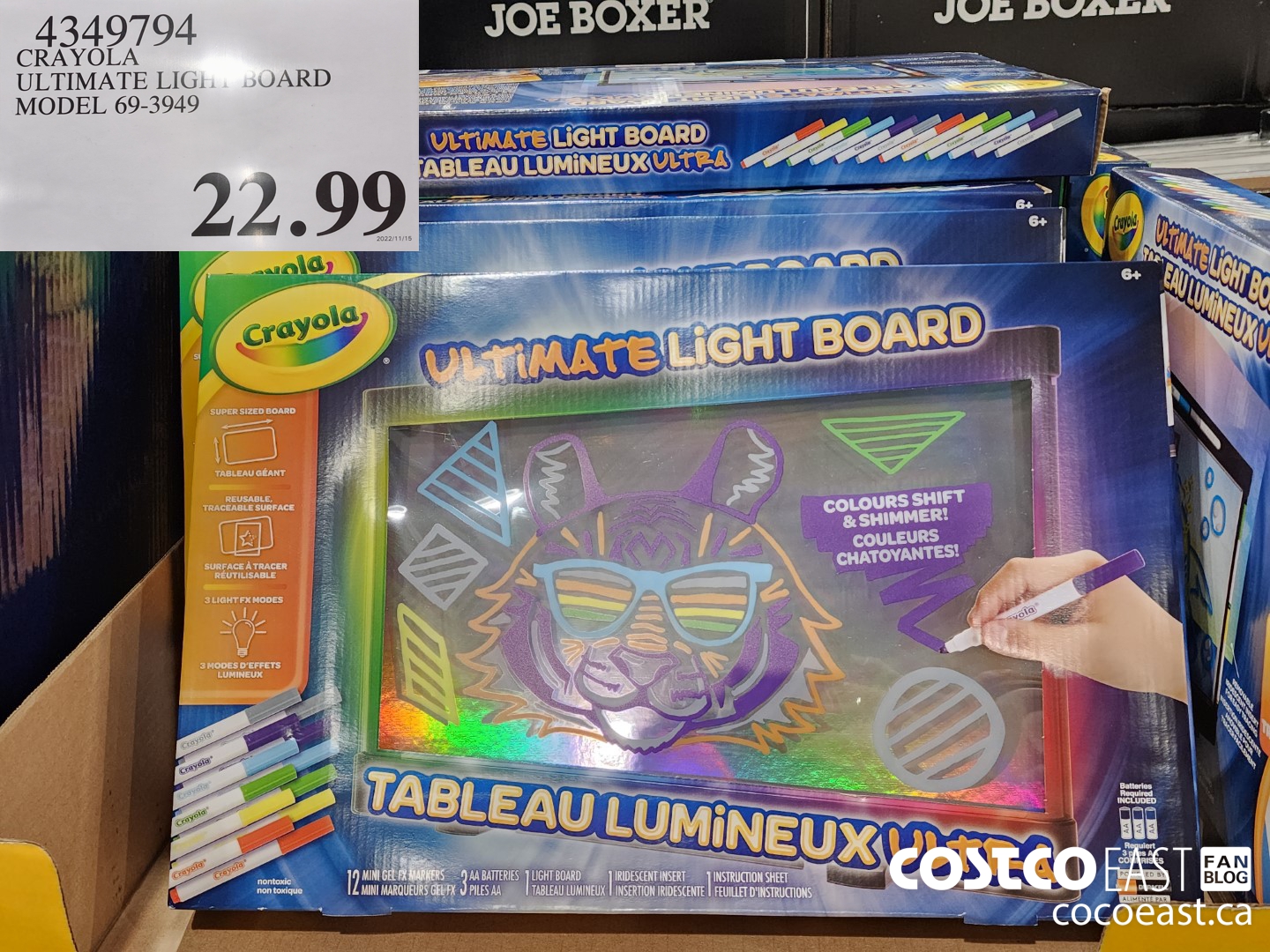 4349794 CRAYOLA ULTIMATE LIGHT BOARD MODEL 69 3949 22 99 - Costco East Fan  Blog