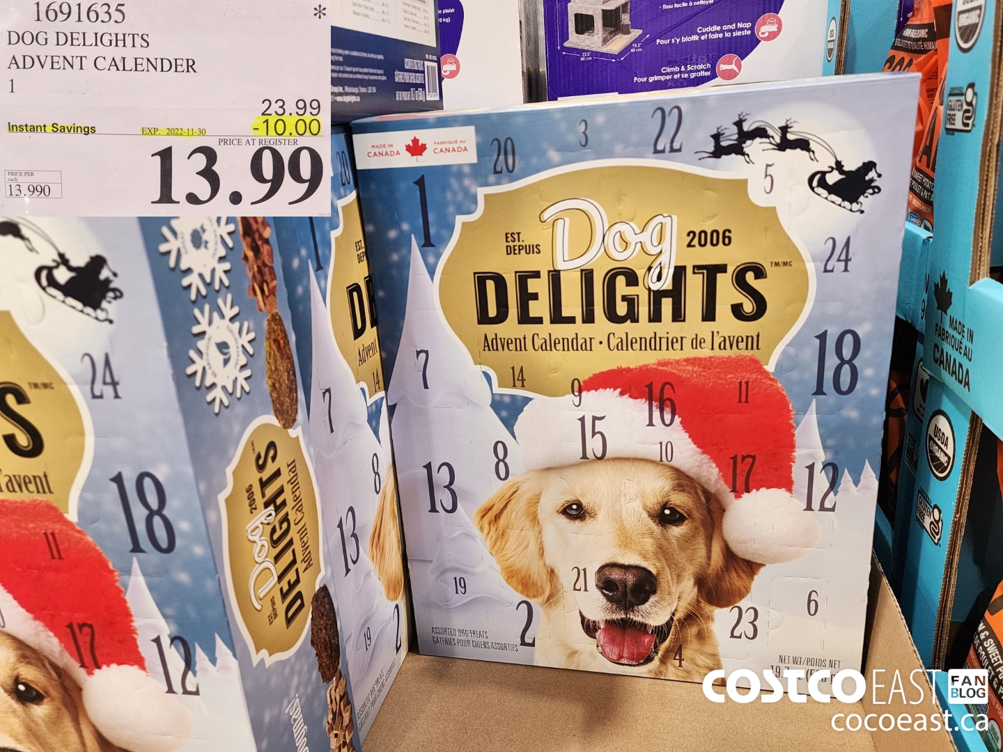 1691635 DOG SELIGHTS ADVENT CALENDER 1 ($10.00 INSTANT SAVINGS EXPIRES ON 2022-11-30) $13.99