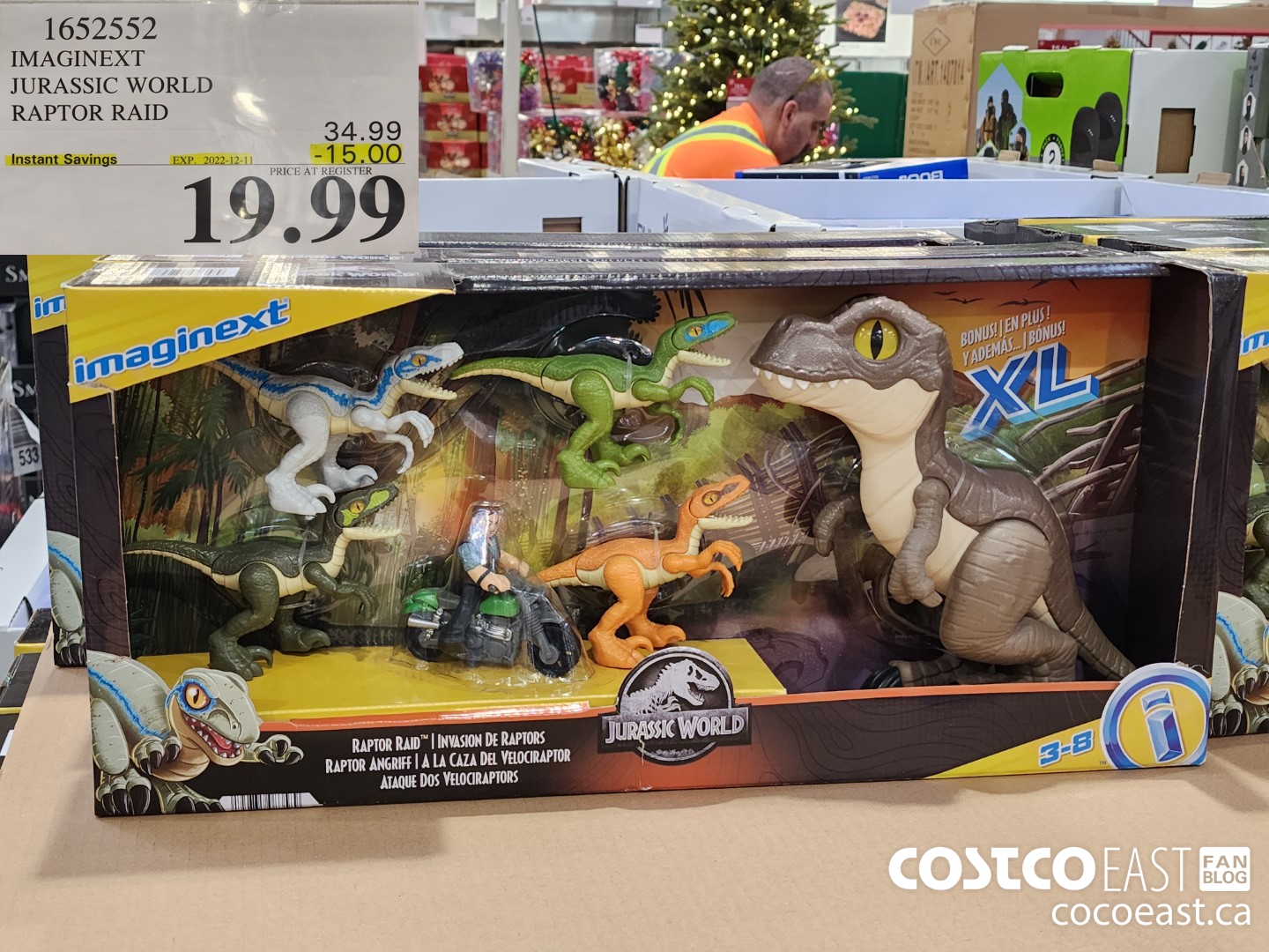 1652552 IMAGINEXT JURASSIC WORLD RAPTOR RAID ($15.00 INSTANT SAVINGS EXPIRES ON 2022-12-11) $19.99