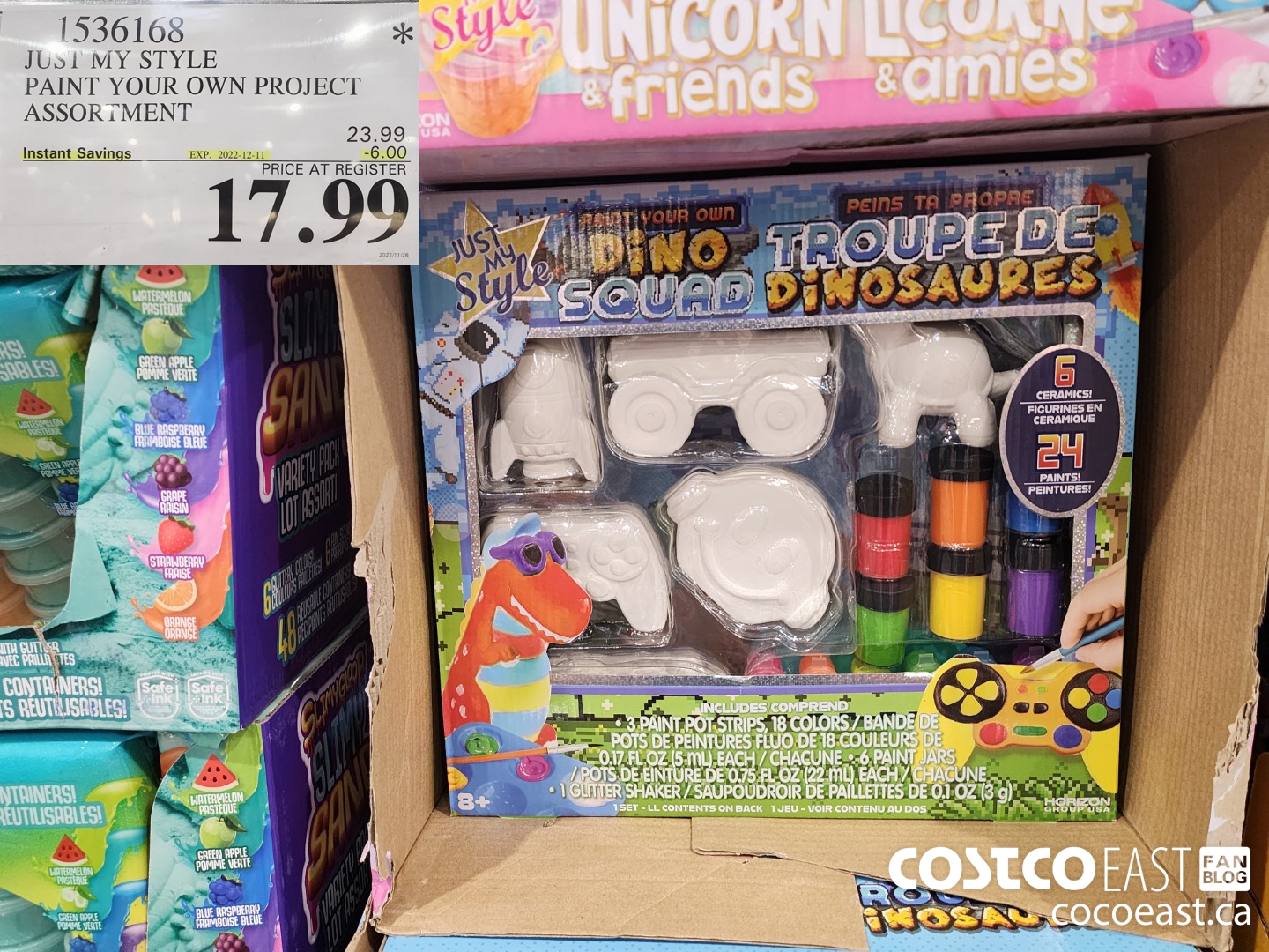 1536165 JUST MY STYLE PAINT YOUR OWN PROJECT ~ ASSORTMENT ($6.00 INSTANT SAVINGS EXPIRES ON 2022-12-11) $17.99