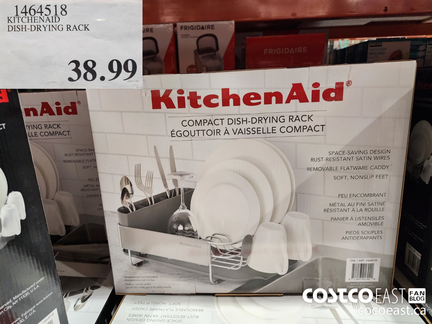1464518 KITCHENAID DISH-DRYING RACK $38.99