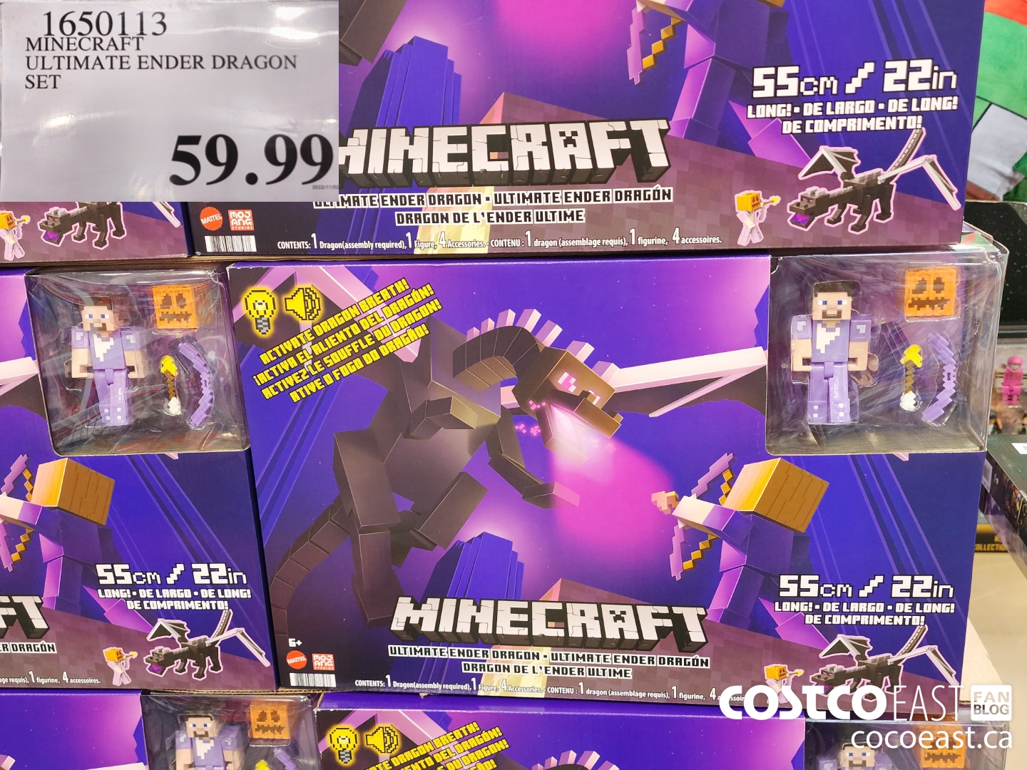 1650113 MINECRAFT ULTIMATE ENDER DRAGON SET $59.99