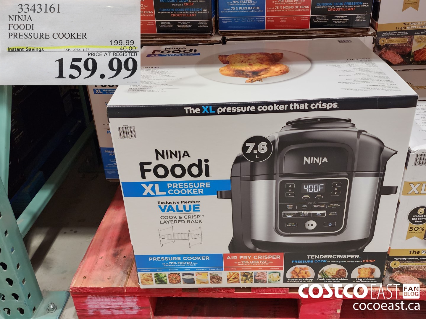 Costco] [Black Friday] Ninja Foodi XL pressure cooker 159.99$ -  RedFlagDeals.com Forums