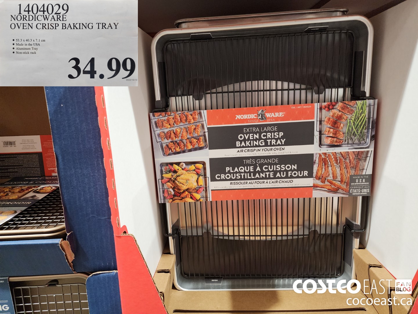 1404029 NORDICWARE OVEN CRISP BAKING TRAY $34.99