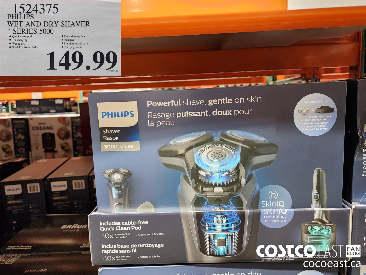 1524375 PHILIPS WET AND DRY SHAVER ~ SERIES 5000 $149.99