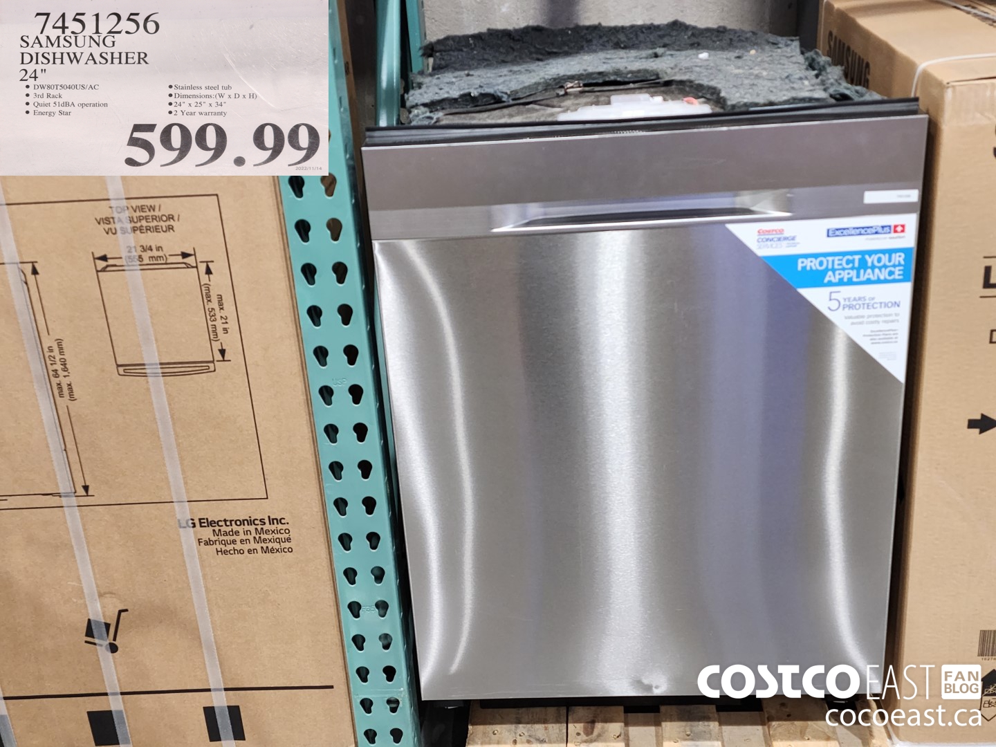 7451256 SAMSUNG DISHWASHER 24