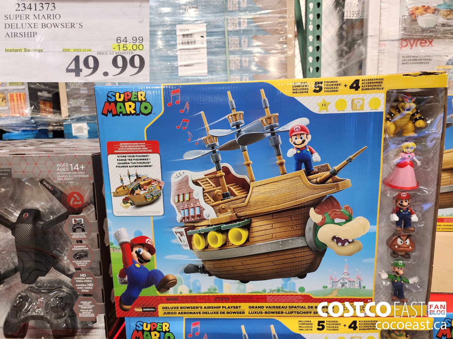 2341373 SUPER MARIO DELUXE BOWSER'S AIRSHIP ($15.00 INSTANT SAVINGS EXPIRES ON 2022-12-04) $49.99