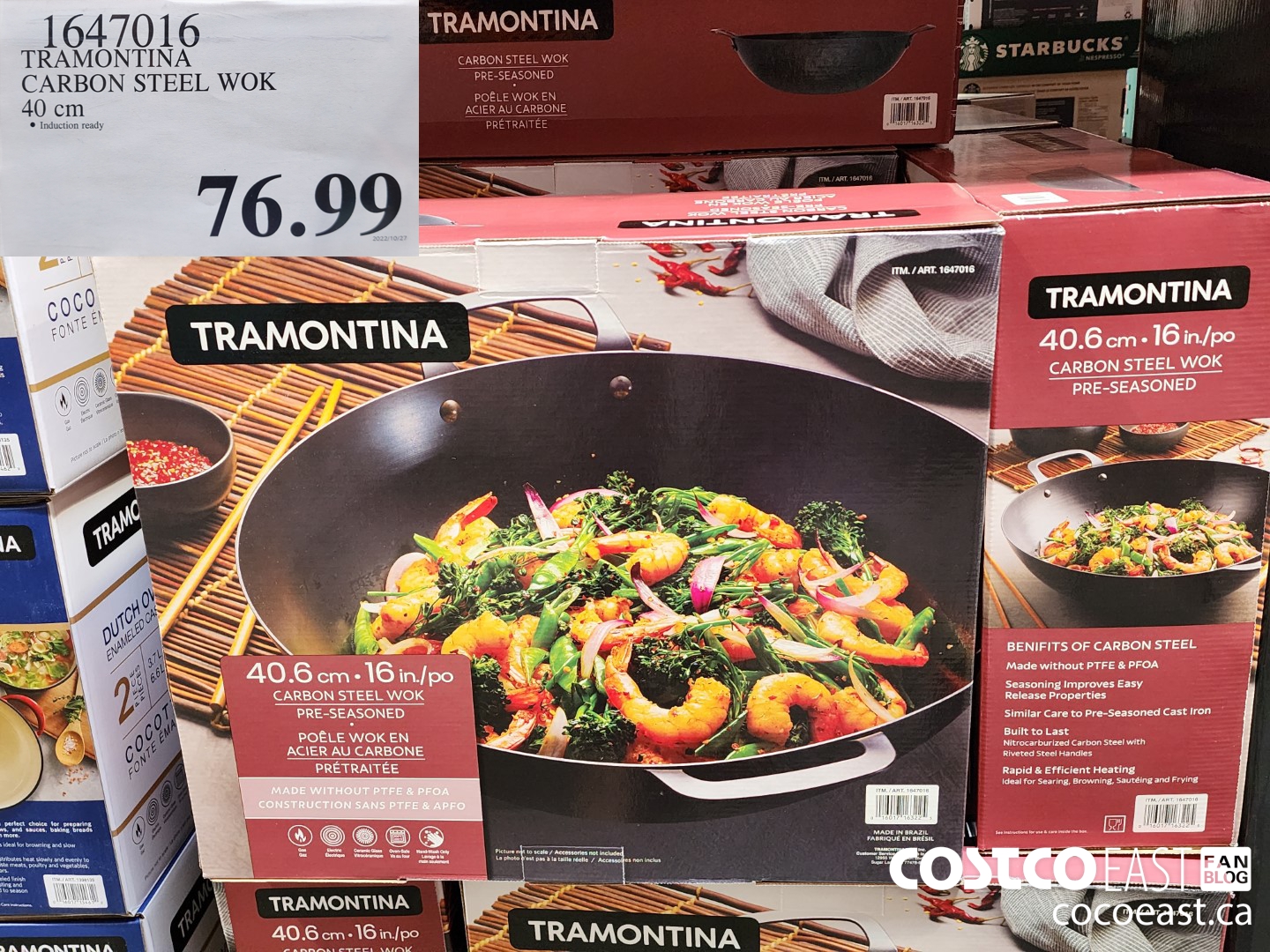 Tramontina wok I got at Costco. Blued and oiled. : r/carbonsteel