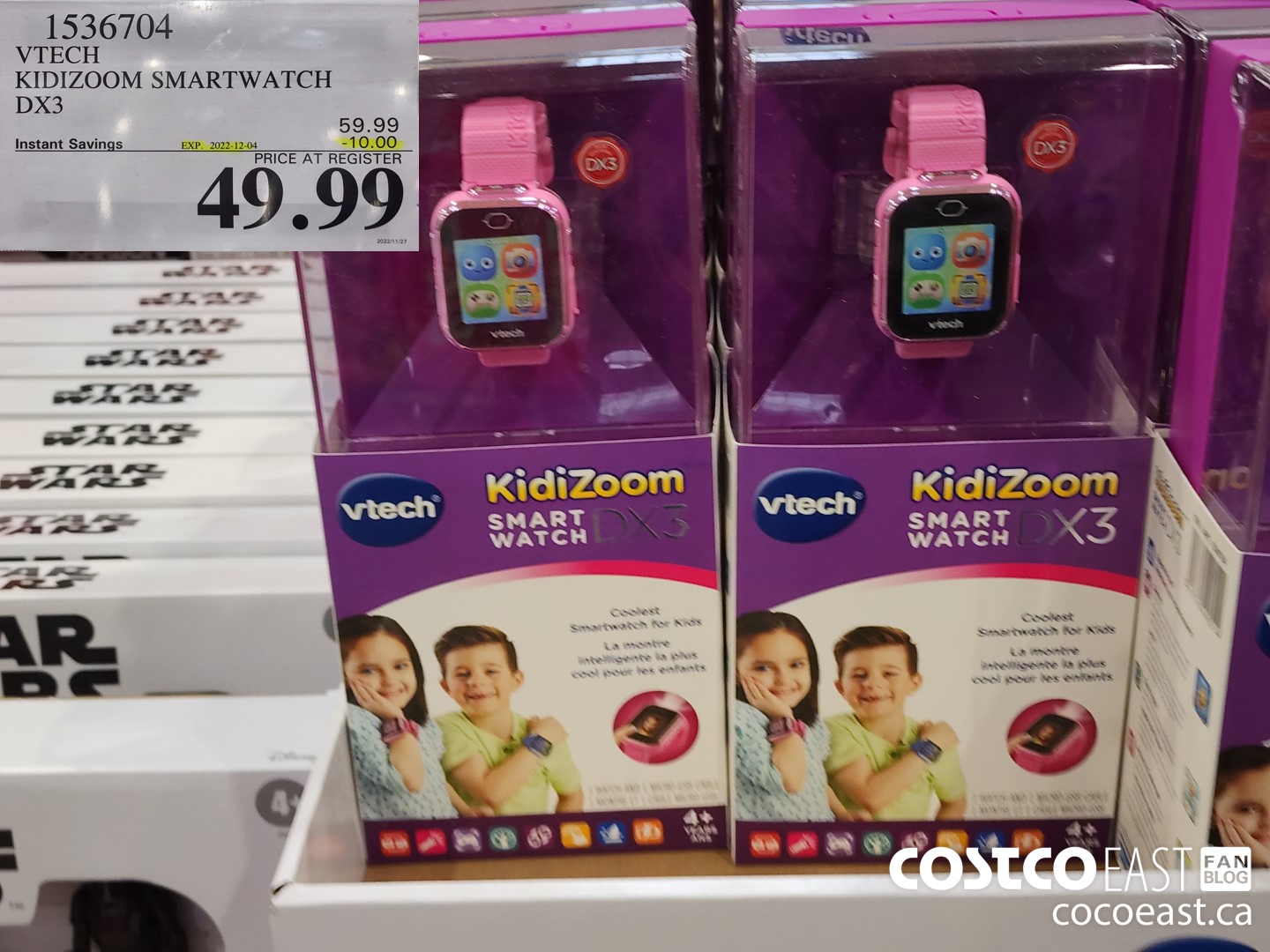 1536704 VTECH KIDIZOOM SMARTWATCH DX3 ($10.00 INSTANT SAVINGS EXPIRES ON 2022-12-04) $49.99