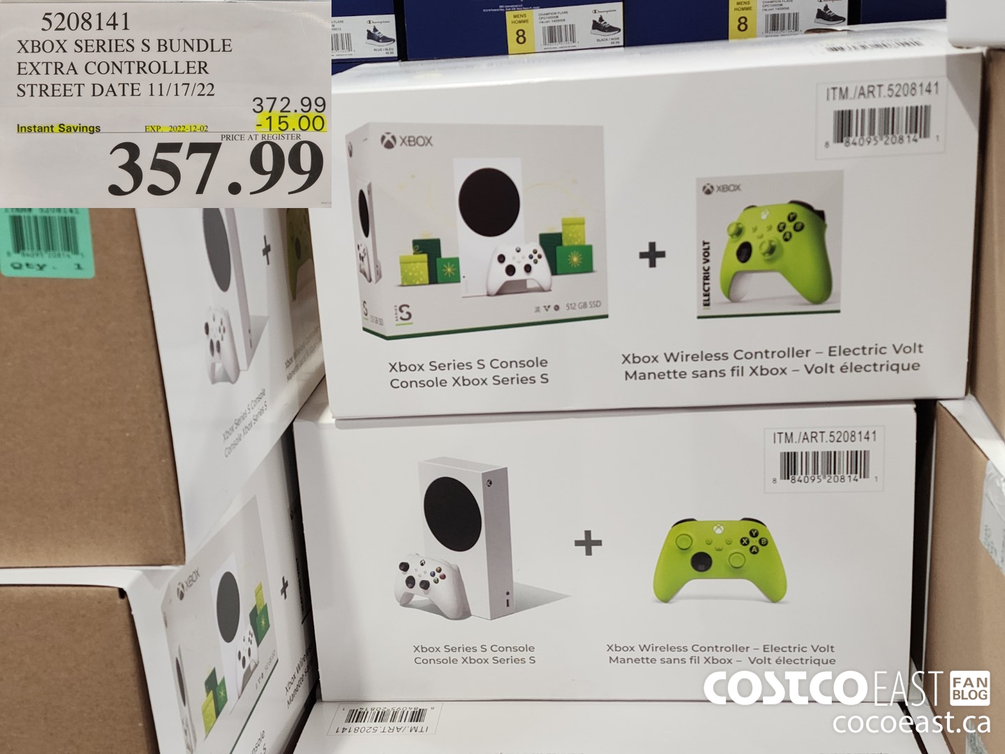 5208141 XBOX SERIES S BUNDLE EXTRA CONTROLLER STREET DATE 11/17/22 ($15.00 INSTANT SAVINGS EXPIRES ON 2022-12-02) $357.99