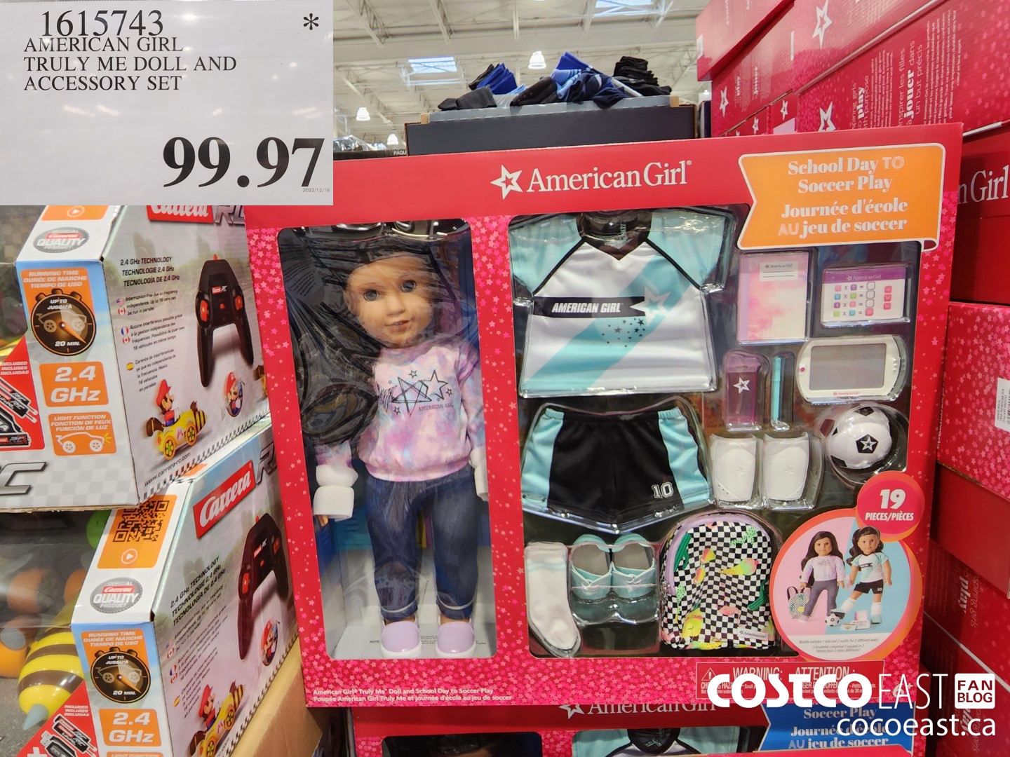 1615743 AMERICAN GIRL TRULY ME DOLL AND ACCESSORY SET $99.97