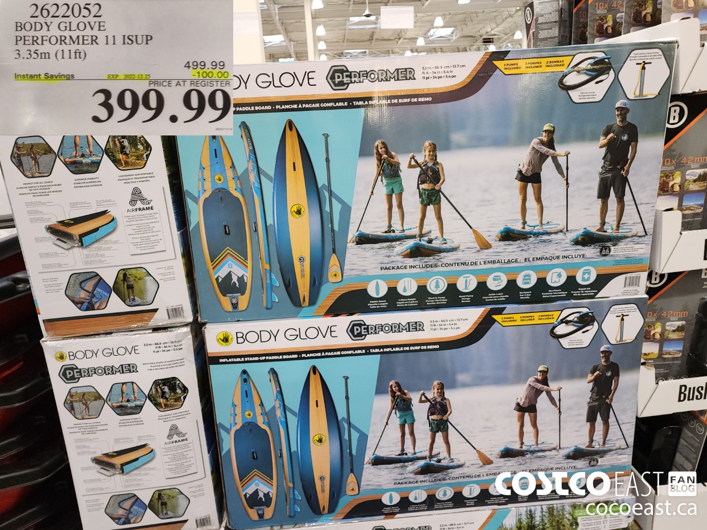 2622052 BODY GLOVE PERFORMER 11 ISUP 3.35m (11FT) ($100.00 INSTANT SAVINGS EXPIRES ON 2022-12-25) $399.99